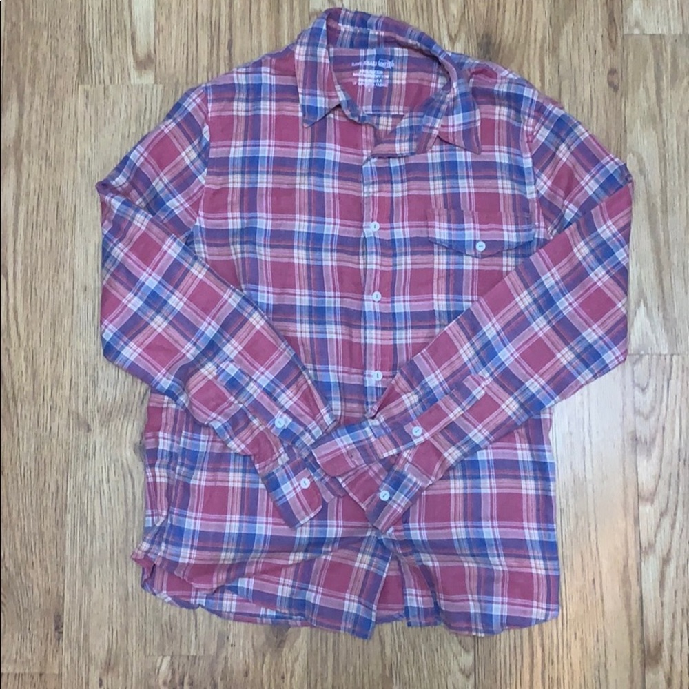 Plaid long sleeve shirt